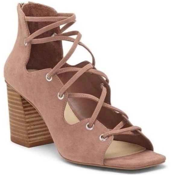 Vince Camuto Nahara Lace-Up Heels Size 9.5 - Picture 2 of 13